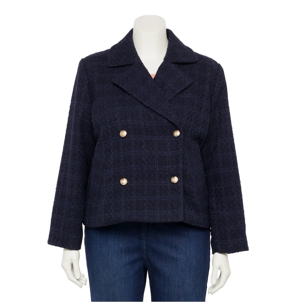 NWT LC Lauren Conrad Peacoat Blue Plus Size 4X